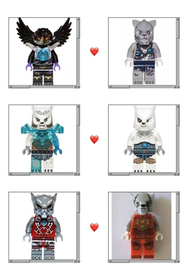乐高Lego 气功传奇 人仔 loc002 026 100 111 118 119