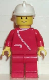 乐高Lego 经典城镇系列 1987年 绝版 人仔 boat002 消防船员