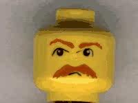 乐高Lego 人仔零配件 3626 头部 胡子男 hp023
