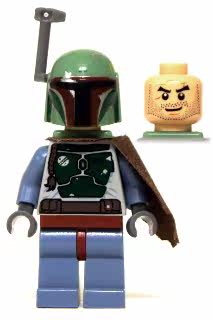 乐高Lego星球大战系列人仔 sw279 波巴费特 Boba Fett 2010年绝版图片