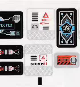 乐高Lego 原装贴纸 70161 超级特工系列 震颤轨道渗透