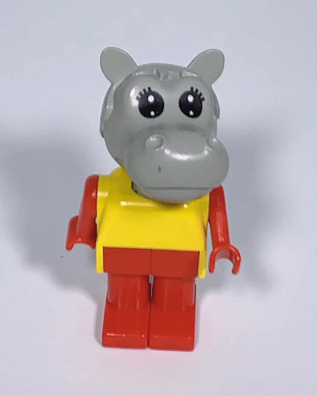 乐高lego 动物乐园系列 人仔 fab6e 河马 1983年3787