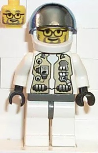 乐高Lego 绝版人仔 太空系列 LoM016 火星生命 博士 益智玩具