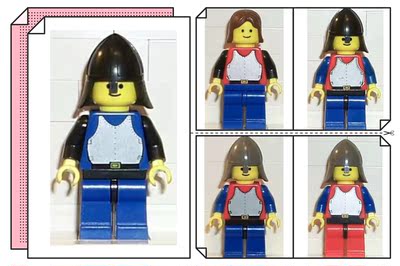 城堡绝版弓箭手乐高