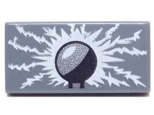 乐高Lego 生活大爆炸 零配件 3069 1*2 电磁波 印刷砖 光面板