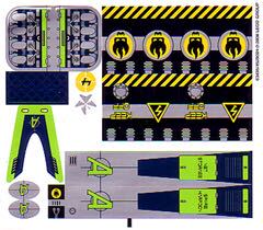 全新 乐高Lego 特工系列 8633 绝版 原装贴纸 快艇救援 益智moc