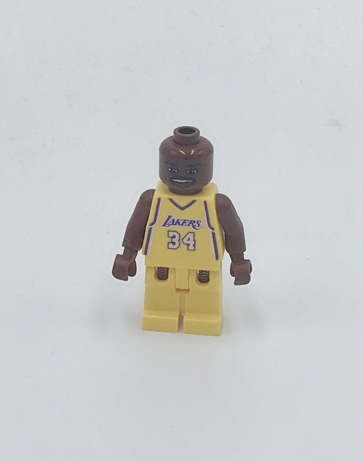 乐高Lego 绝版 NBA篮球弹簧腿人仔 nba022 洛杉矶湖人队 奥尼尔