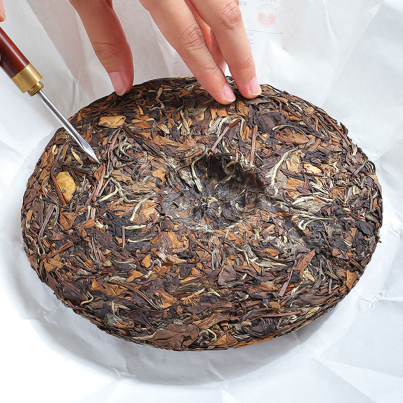 蛇年生肖纪念饼 2015年福鼎白茶寿眉 300g 干仓储存
