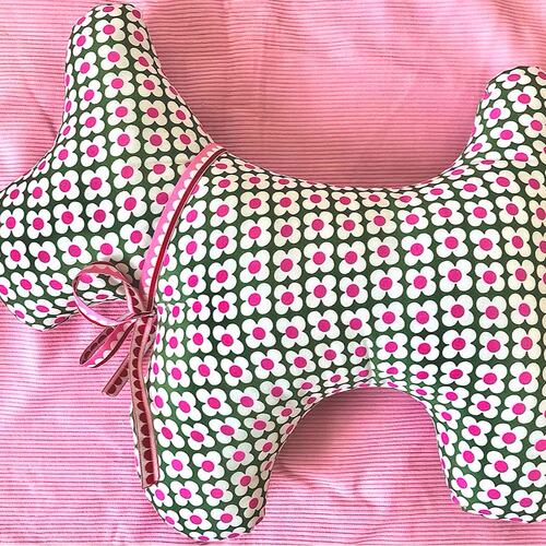 抱枕靠垫珍珠棉家居小狗小众可爱