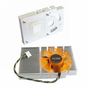 索泰9400GT GT210 GT520显卡风扇 半高 刀卡 43mm显卡散热器