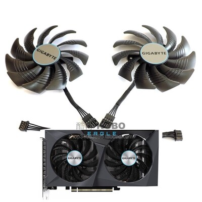 技嘉RTX3050EAGLE正逆转风扇