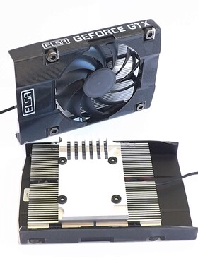 ELSA GeForce GTX750  S.A.C 43孔位显卡散热器 大2针显卡风扇