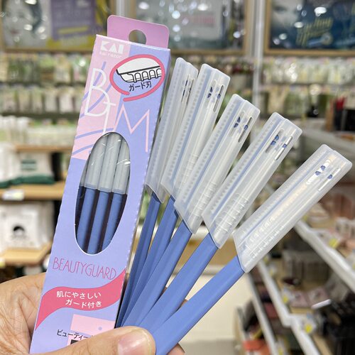 贝印修眉刀新手安全刮眉毛专用刀片女士男士耐用无痕刮眉神器眉刀