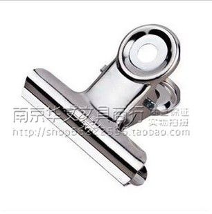 鼎力0011 2 3 4 5号圆形不锈钢票夹画板夹金属弹力装订铁夹子促销