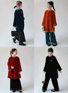 【现货在仓】『爱丽丝』多色极简one piece人丝丝绒裙 强推必入