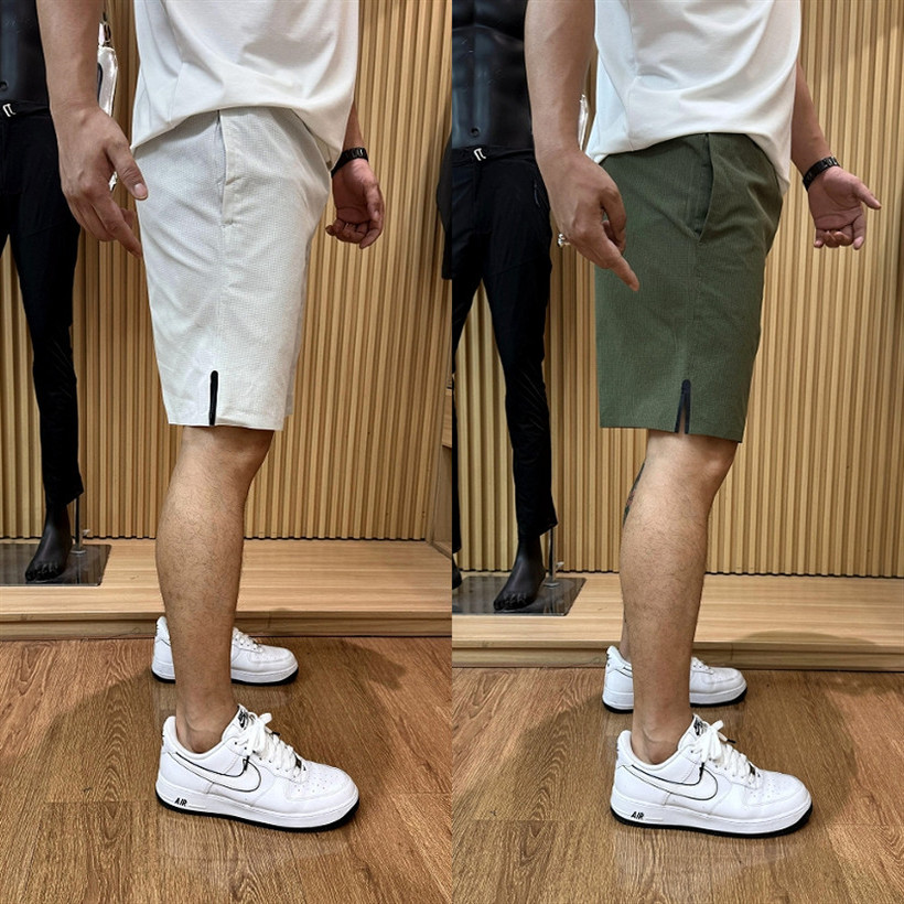 lu平替夏季透气排汗运动短裤