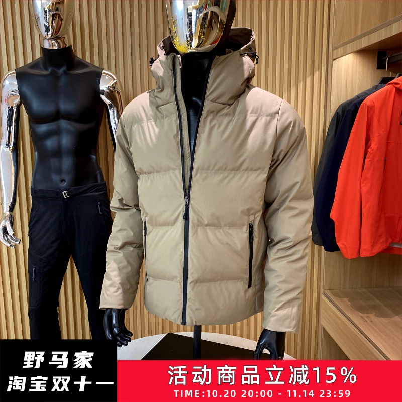 3D无缝连帽加厚棉衣外套