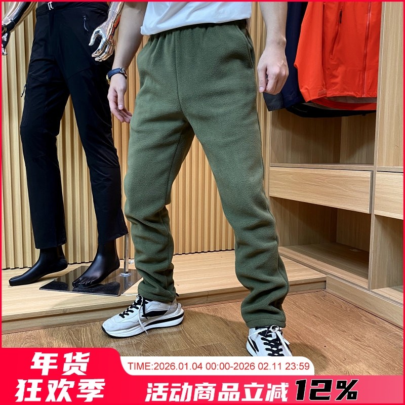 工厂特价捡漏！日系摇粒绒保暖裤抓绒裤秋冬男女运动加绒休闲卫裤,男装,休闲裤,淘宝优惠券,粉丝福利购,淘宝优惠卷