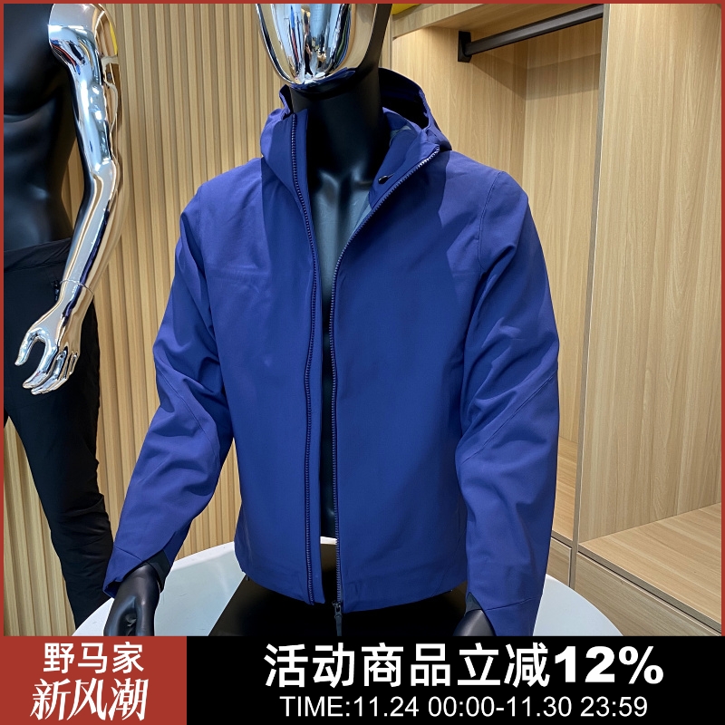 硬壳LT高端连帽夹克压胶冲锋衣男