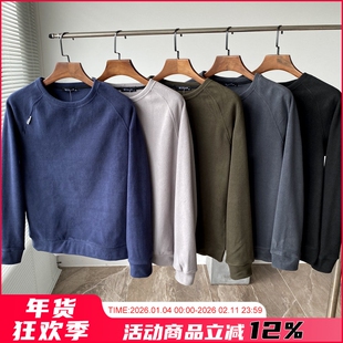 今年の大爆款！双面摇粒绒的面料！圆领套头长袖卫衣男士早秋新款