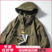 外贸男士 重磅推荐 户外战术软壳衣 秋冬加绒防风防水冲锋衣外套