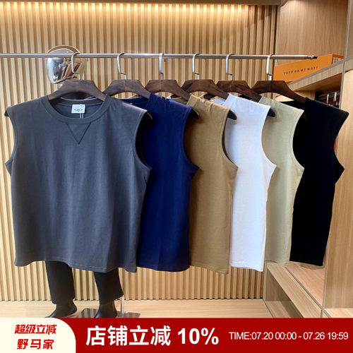 纯色打底背心无袖T恤上衣潮