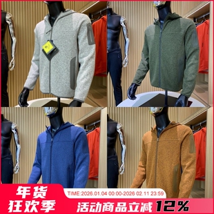 户外飞禽系列！男女情侣款防风保暖舒适连帽针织抓绒卫衣外套潮