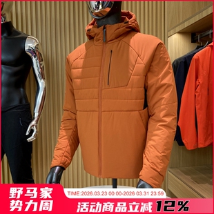 秋冬户外拼接保暖连帽棉服潮 男女情侣款 科技棉填充 防风防泼水