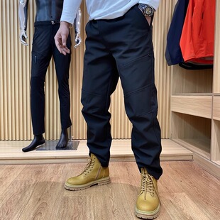 亏清！错过拍大腿！GM防水加绒冲锋软壳裤立体剪裁男户外休闲长裤