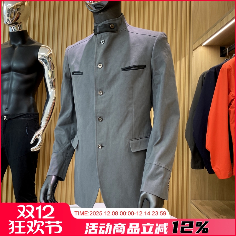 出口单！硬干风+商务结合！秋冬季男士美式复古立领休闲西服外套