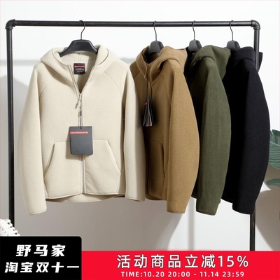 秋冬男女款加厚保暖连帽外套