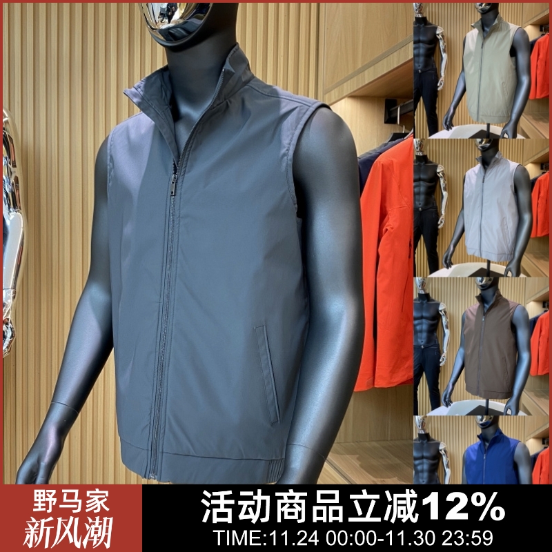 拉链薄棉无袖坎肩马甲外套