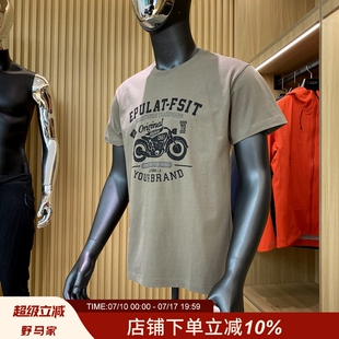 复古风！欧美单！阿美咔叽！亲肤透气！男休闲打底全棉短袖T恤衫