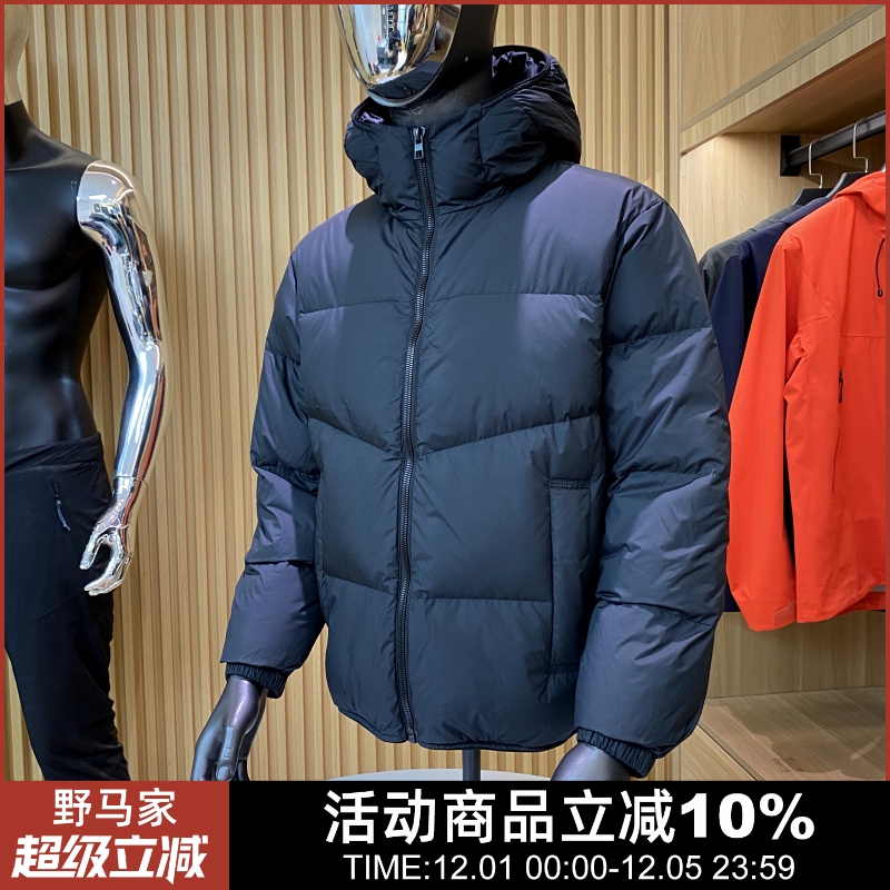 高端秋冬男士防风雨连帽羽绒服