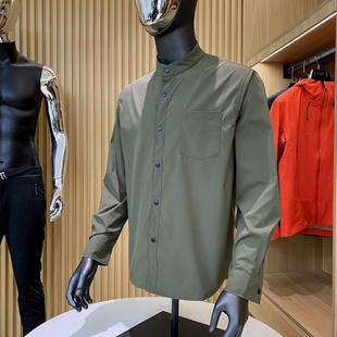 重磅美式 速干弹力透气衬衫 休闲风 男士 衬衣潮 2025春季 山系户外