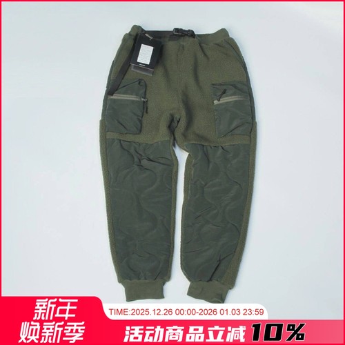 户外机能风羊羔绒加厚保暖棉裤