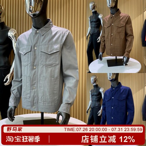 时尚休闲翻领工装夹克外套