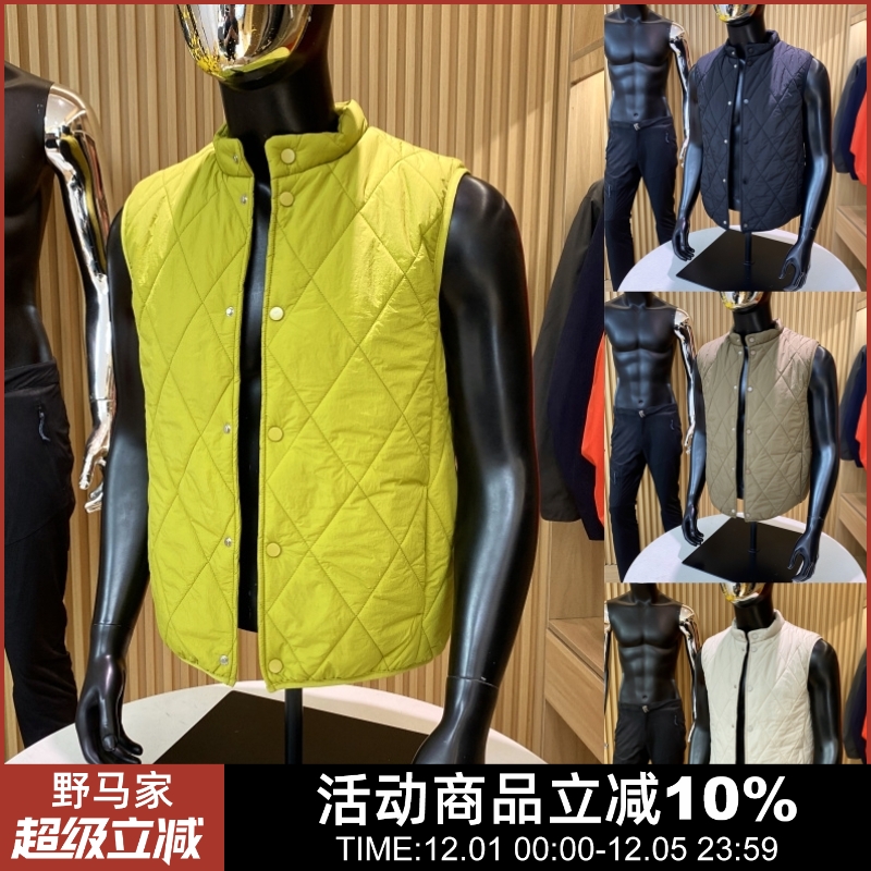 秋冬男女立领绗缝马甲背心