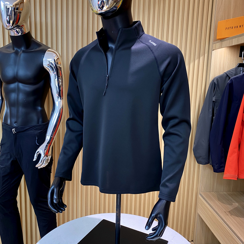 休闲百搭卫衣半拉链立领外套