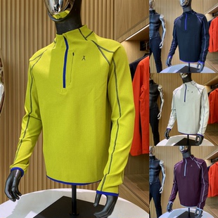 秋季 水洗华夫格 男女户外半拉链立领T恤卫衣潮 3D立裁 鼎级牛货