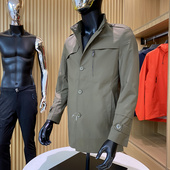 轻商务休闲夹克中长款 ODM公司单 高端时尚 春秋新品 风衣男 复古风