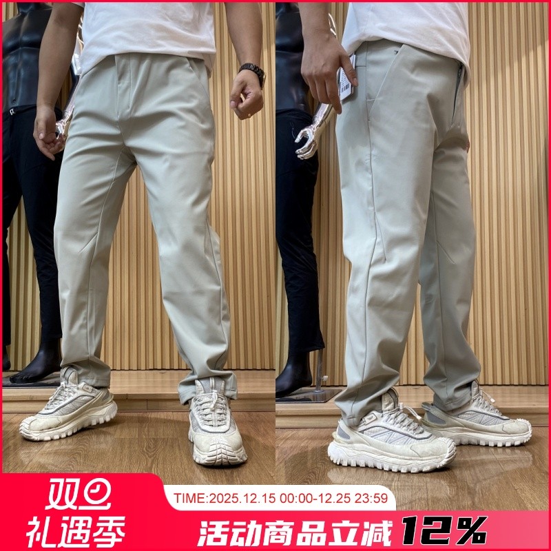 外贸男装冬季防风防水直筒休闲裤
