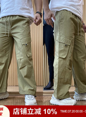 美式复古户外机能风工装裤