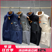 日单尖货 外贸男装 情侣马甲摇粒绒保暖背心户外运动立领坎肩外套