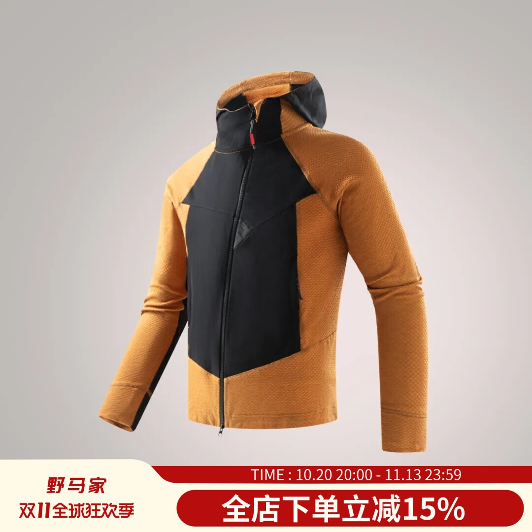 重磅主推！三角系列高端春季情侣户外徒步运动通勤连帽攀山服外套