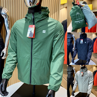 可收纳连帽休闲防晒皮肤衣夹克男 新品 欧美高端户外 轻量化夏季