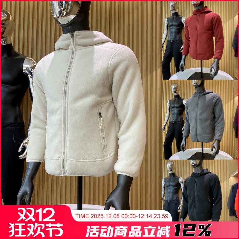 双层复合加绒男女加厚摇粒绒外套