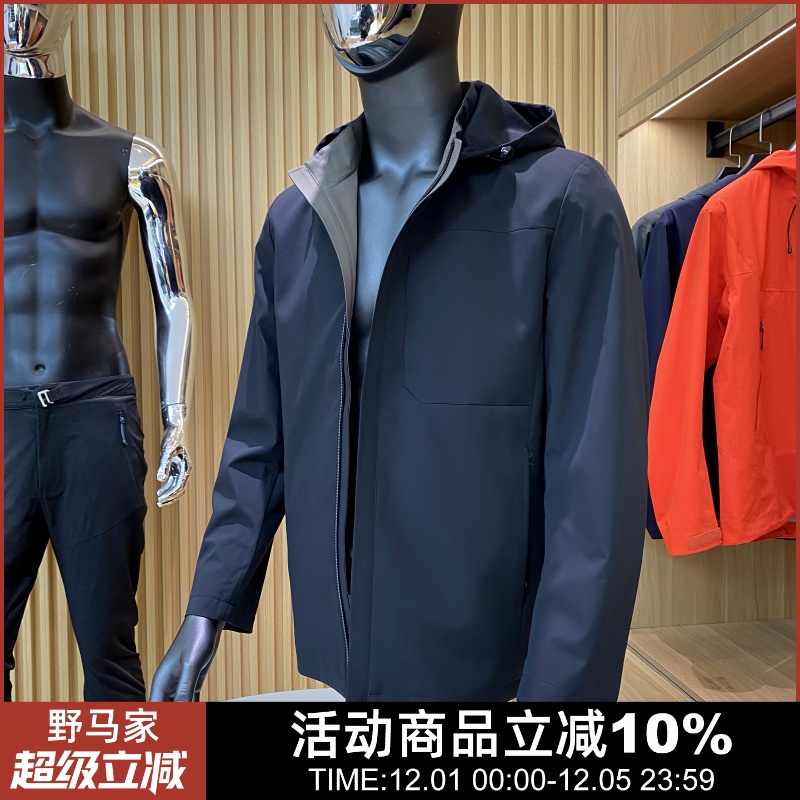 纯色连帽机能夹克外套潮