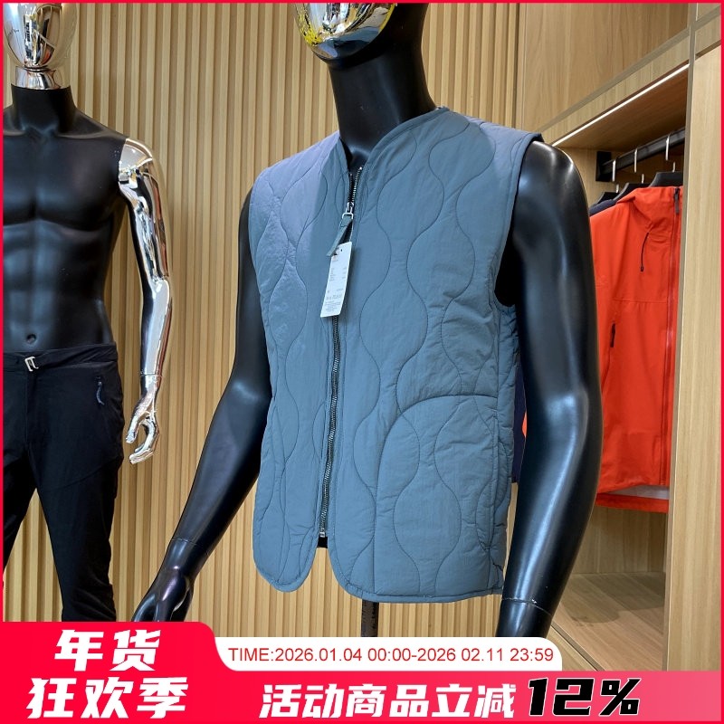 日单外贸 HEAT葫芦型绗缝夹棉防风防水 秋冬男女轻盈薄棉马甲背心,男装,常规马甲,淘宝优惠券,粉丝福利购,淘宝优惠卷