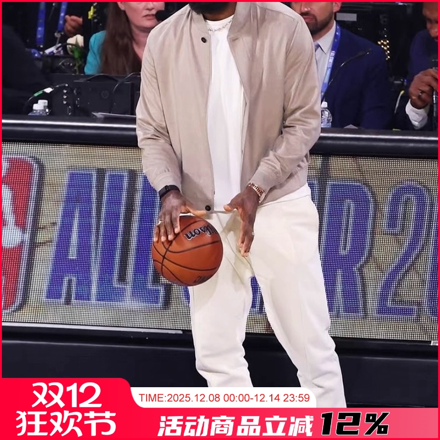 詹皇示范！老钱风奢华男士夹克